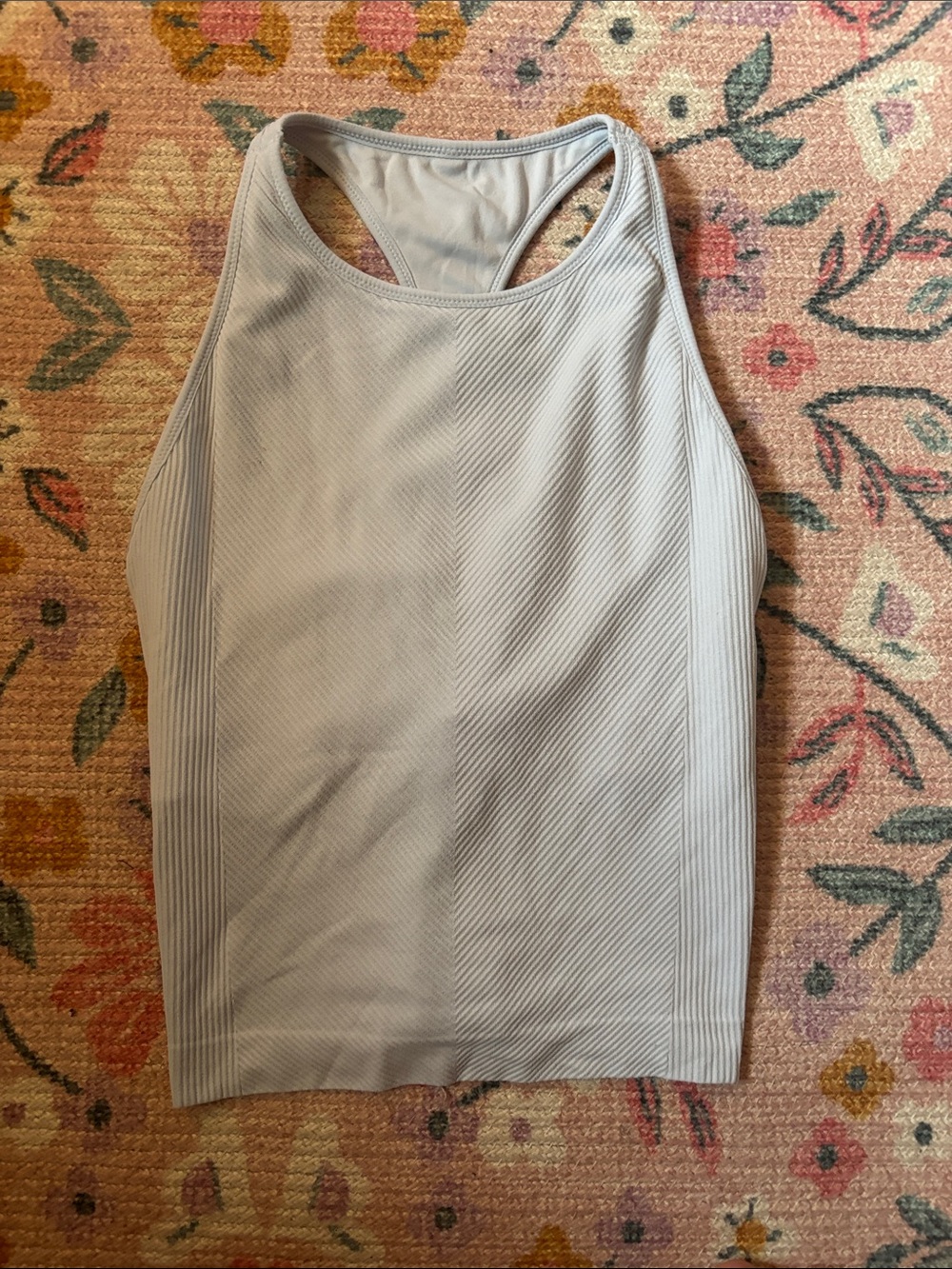 CALIA by Carrie Underwood Light blue Ribbed Racerback Tank
